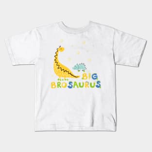 Promoted to Big brother 2021 announcing pregnancy Dinosaur Kids T-Shirt